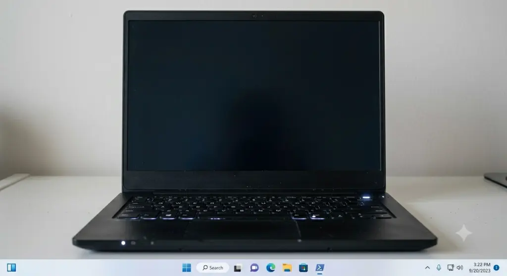 Layar Laptop Blank Hitam Setelah Sleep