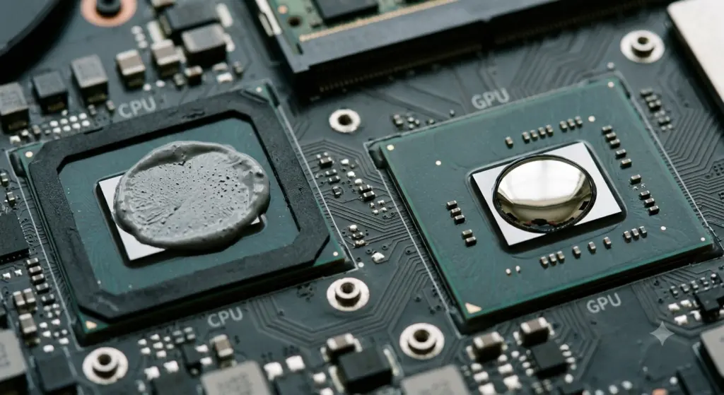 liquid metal vs ceramic thermal paste