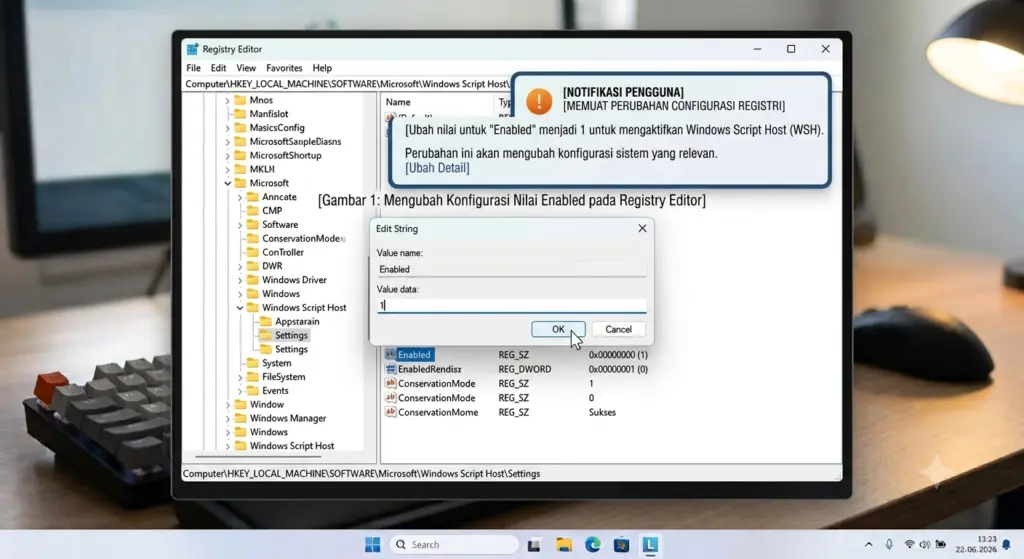 Windows Script Host Access is Disabled