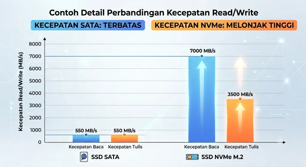 SSD SATA vs NVMe M2