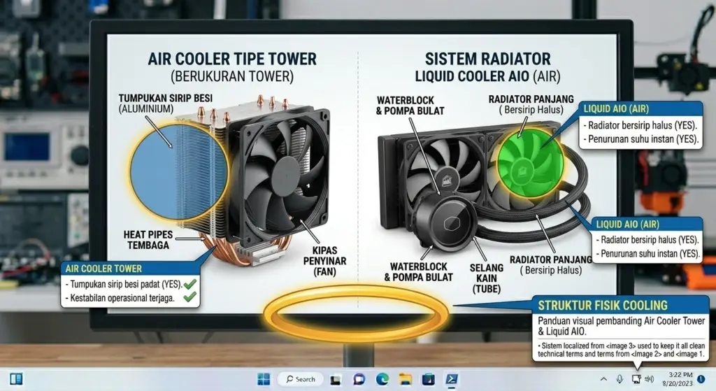 Air Cooler vs Liquid Cooler AIO