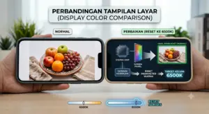 Kalibrasi Layar HP: 6 Cara Mudah Mengembalikan Akurasi Warna Android dan iPhone 2 Gemini Generated Image x5i29bx5i29bx5i2