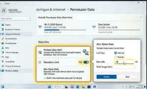 Data Limit Koneksi Tethering PC? Cara Mudah Mengatur Batas Penggunaan Internet 1 Screenshot 2026 06 11 181810