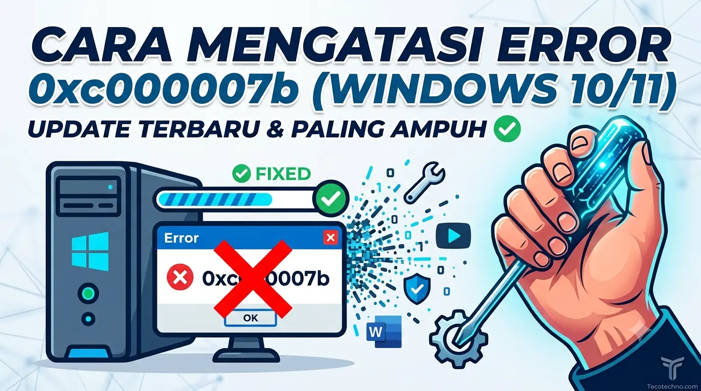 Mengatasi Error 0xc000007b
