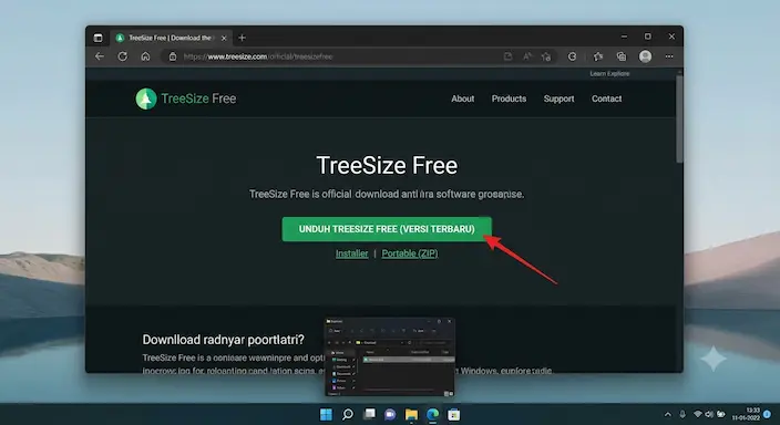 Cara Menggunakan TreeSize Free