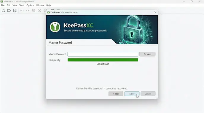 Tutorial Menggunakan KeePassXC: Panduan Terbaru Simpan Password Offline dan Aman 3 Tutorial Menggunakan KeePassXC