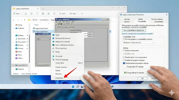 Aplikasi Windows blur