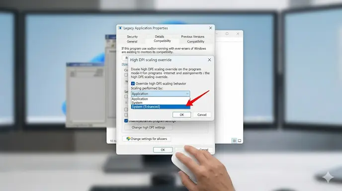 Aplikasi Windows blur