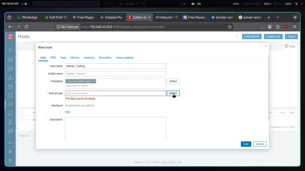 Zabbix-ser