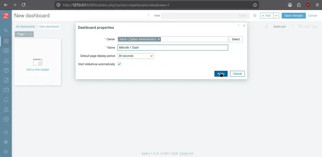 Zabbix Mikrotik