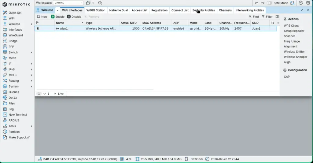 Mikrotik Wifi