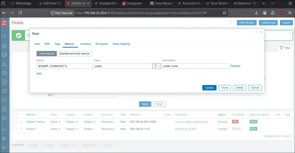 Zabbix-Mikrotik