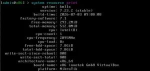 Perintah Dasar Mikrotik