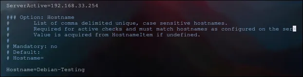 Zabbix active