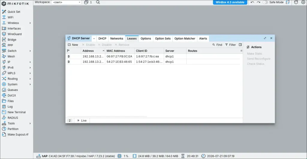 Konflik Ip address
