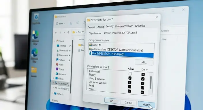 Membuat folder tidak bisa diakses