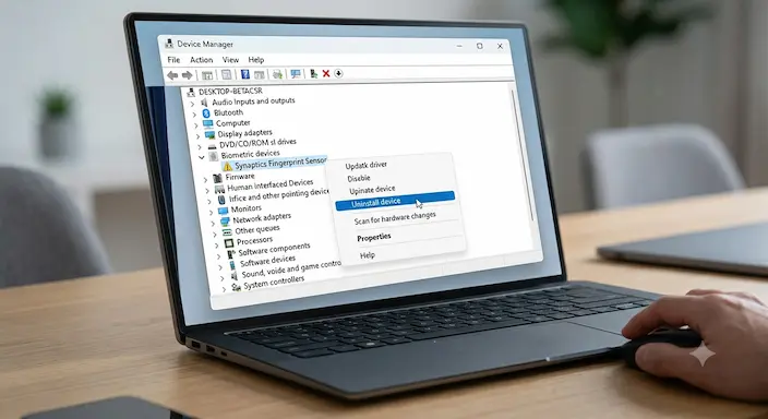 Windows Hello Fingerprint tidak berfungsi