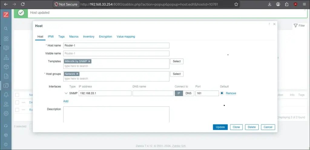 Zabbix-Mikrotik
