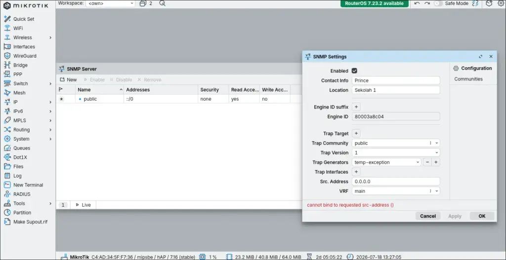 Zabbix-Mikrotik