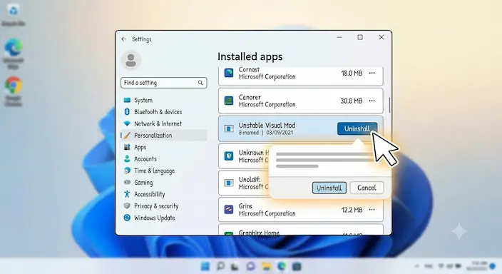 Layar Berkedip di Windows 11