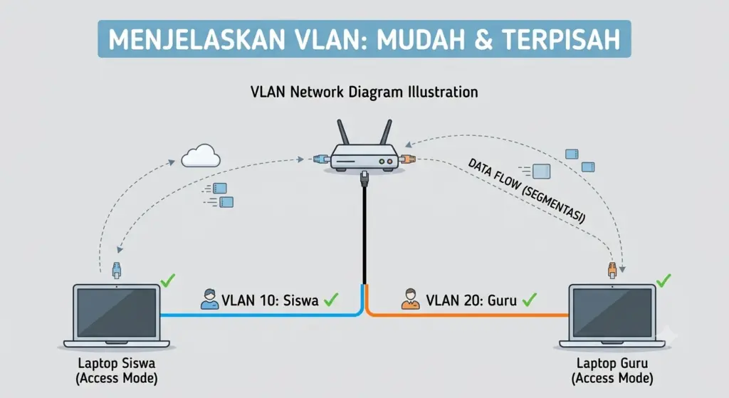 VLAN Mikrotik1